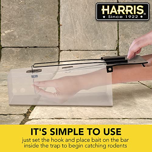 Harris Catch and Release Humane Animal and Rodent Cage Trap for Mice, Rats, Chipmunks, Small Squirrels, and Voles