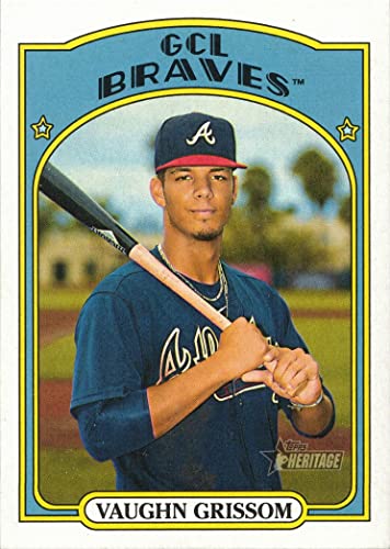 2021 Topps Heritage Minors Baseball #109 Vaughn Grissom Pre-Rookie Card GCL Braves