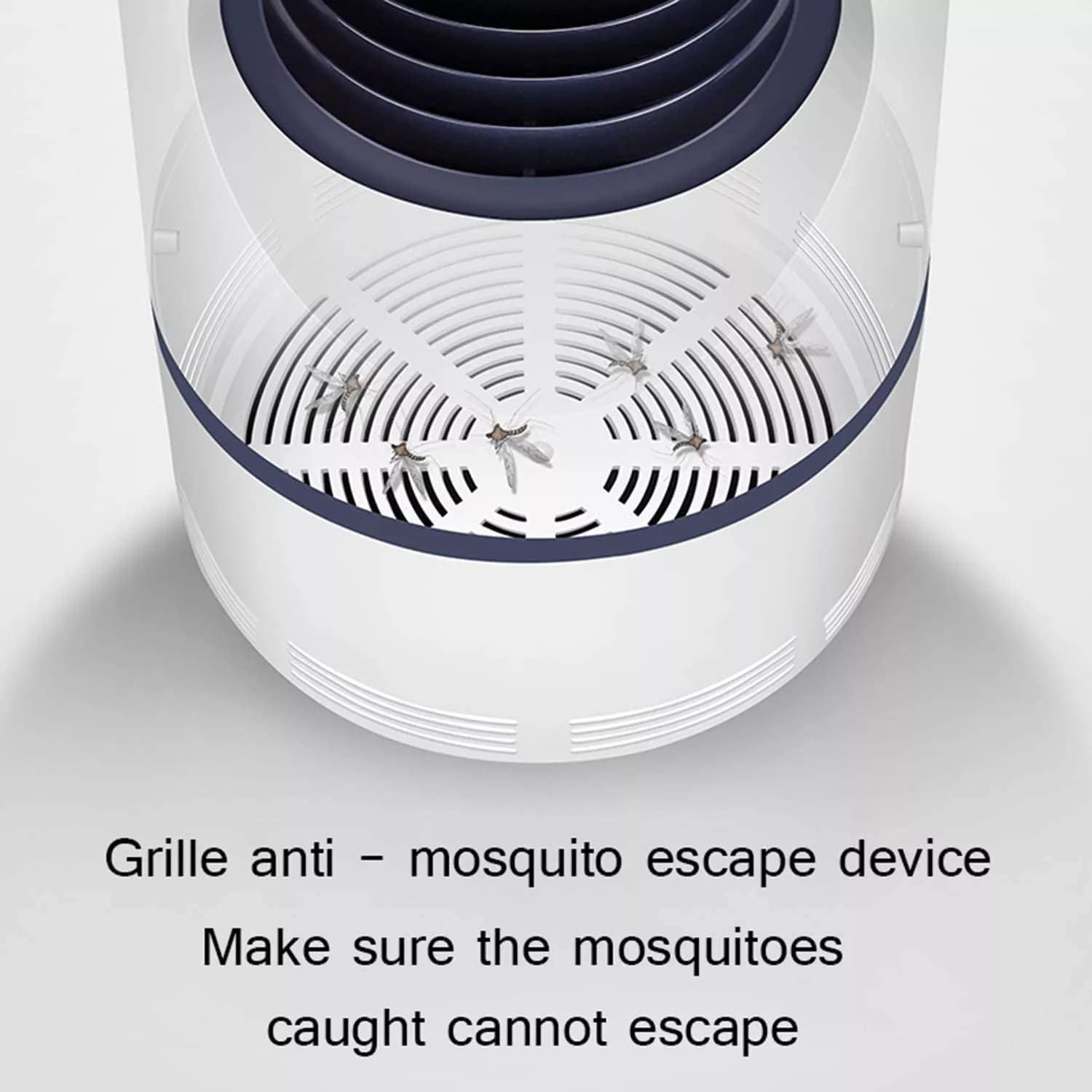 Electric Mosquito & Fly Killer, Mosquito Killer Trap, Bug Zapper, Child Safe, White, Mosquito Trap Outdoor and Indoor, Patio (White)