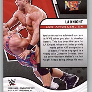 2022 Panini Revolution WWE #87 LA Knight NXT 2.0 Wrestling Trading Card