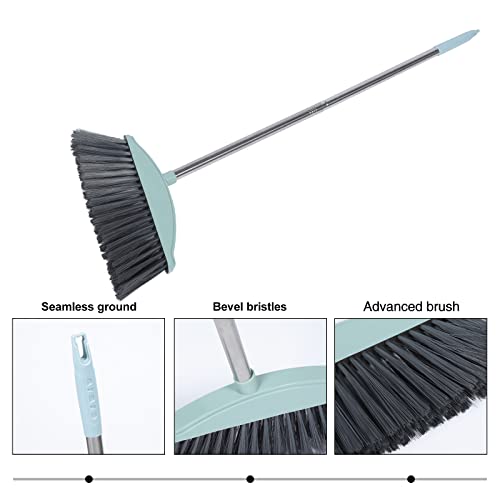 Zerodeko Trash Sweeping Brooms Garbage Cleaning Broom with Metal Handle Garbage Cleaning for Home Kitchen Office Indoor Outdoor