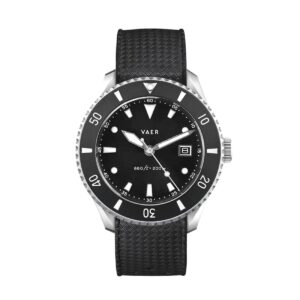 vaer ds4 solar dive watch for men - ocean ready 20atm, solar-powered - perpetual time keeping, sapphire crystal, & extreme accuracy (+/- 20 seconds per month), with two quick-change 20mm straps, 42mm
