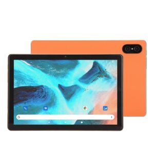 ciciglow 10.1 inch ips hd tablet for android 11.0, 6gb ram 128gb rom octa core 4g calling tablet, dual sim dual standby, support multiple languages, 5g wifi, 7000mah, wifi, bluetooth, gps(us plug)