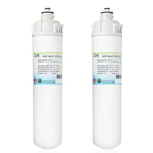 swift green filters sgf-96-47 voc-s-b compatible commercial water filter for ev9692-71 (2 pack),made in usa