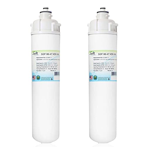 Swift Green Filters SGF-96-47 VOC-S-B Compatible Commercial Water Filter for EV9692-71 (2 Pack),Made in USA