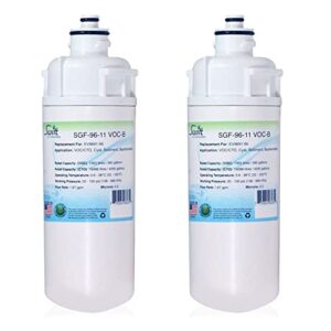 swift green filters sgf-96-11 voc-b compatible commercial water filter for ev9691-56 (2 pack),made in usa