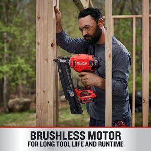 CRAFTSMAN V20 Cordless Framing Nailer, Nail Gun, 21 Degree, up to 3-1/4 inch Nails, Bare Tool Only (CMCN621PLB)