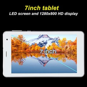 7 Inch Tablet, 2G 32G RAM Dual Band 8 Core Processor Kids Tablet Support 128GB for Reading