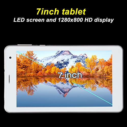 7 Inch Tablet, 2G 32G RAM Dual Band 8 Core Processor Kids Tablet Support 128GB for Reading