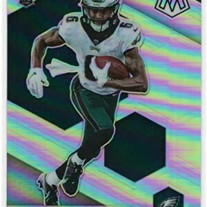 2021 Panini Mosaic DeVonta Smith Silver Prizm Refractor Rookie Card