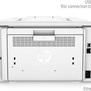 HP Laserjet Pro M203dw Single-Function Wireless Monochrome Laser Printer for Home Office, White - Print Only - 30 ppm, 1200 x 1200 dpi, 8.5 x 14, Auto Duplex Printing, Ethernet, Cbmou Printer Cable