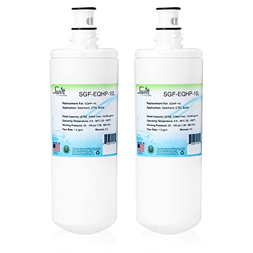 Swift Green Filters SGF-EQHP-10L Compatible Commercial Water Filter for BUNN EQHP-10L (2 Pack),Made in USA