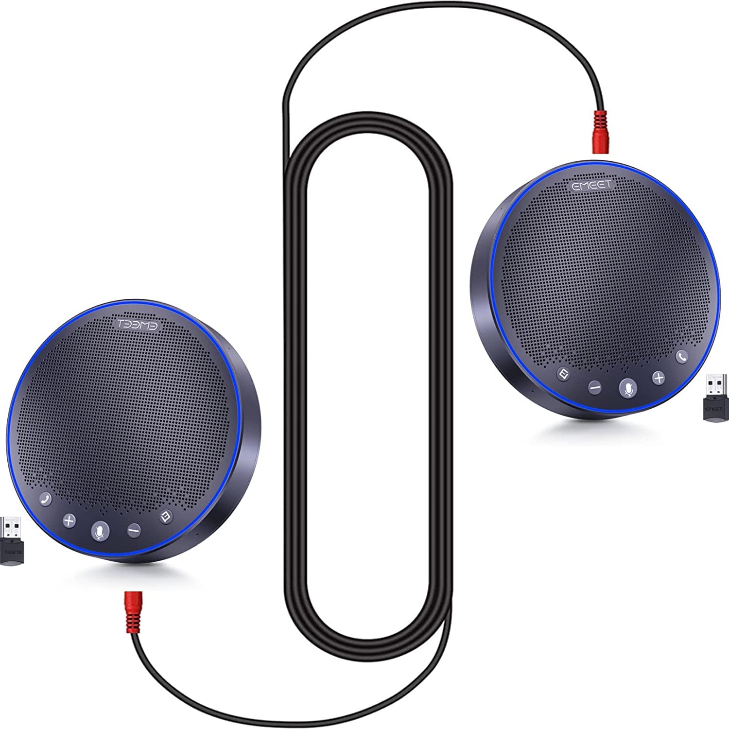 EMEET 2 M3 Bluetooth Speakerphone & 1 Daisy Chain