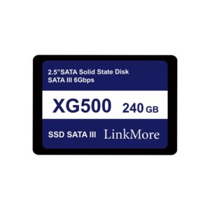 linkmore xg500 240gb 2.5" sata iii (6gb/s) internal ssd, solid state drive, read speed up to 500mb/s, 2.5 inch for laptop and pc desktop