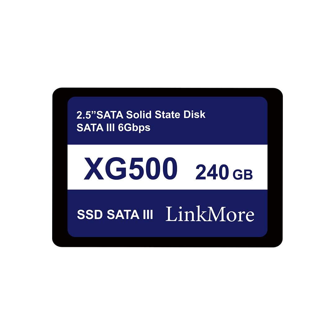 LinkMore XG500 240GB 2.5" SATA III (6Gb/s) Internal SSD, Solid State Drive, Read Speed Up to 500MB/s, 2.5 inch for Laptop and PC Desktop