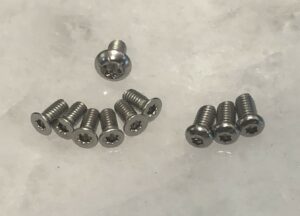 stainless steel screws set for spyderco tenacious and resilience pocket knife