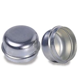 z-onemart 2 pcs 1.98'' replaces trailer grease cover dust cap, bearing buddy caps apply to steel dust caps for 2,000lbs-3,500lbs(2.0k-3.5k) 5 lug/4 lug axle hubs, dc-200