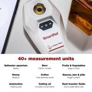 SmartRef by Anton Paar - Digital Refractometer - Sugar, Brix, Salinity, Plato, Specific Gravity (SG)