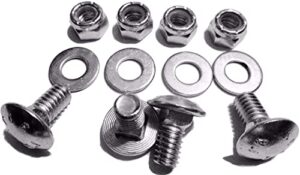 (4/pack) 784-5581a 784-5581 snow blowers carriage bolts kits fits mtd cub cadet shave plate scraper bar (5/16-18) 5/8"