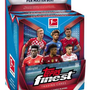 2021/22 Topps Finest Bundesliga Soccer HOBBY box (12 pks/bx)