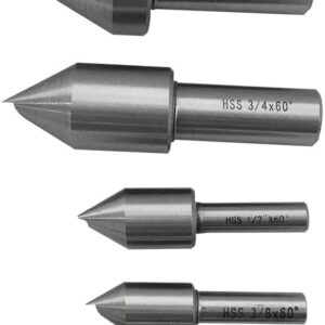 1/4-1" 90 Degree HSS Single Flute Countersink 5 Pc. Set