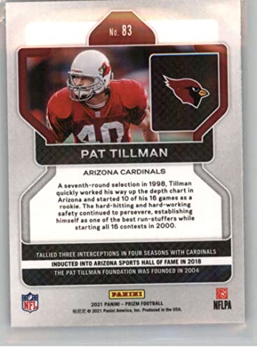 2021 Panini Prizm #83 Pat Tillman Arizona Cardinals NFL Football Trading Card