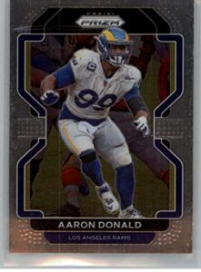 2021 panini prizm #69 aaron donald los angeles rams nfl football trading card