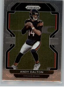 2021 panini prizm #161 andy dalton chicago bears nfl football trading card