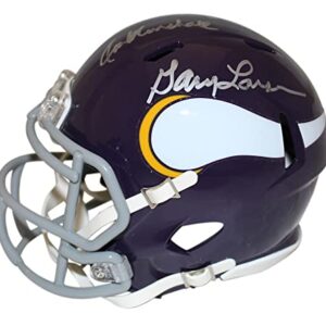 Purple People Eaters Signed Vikings 60-79 Speed Mini Helmet 4 Sigs BAS