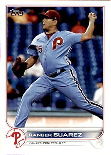 2022 Topps #386 Ranger Suarez Philadelphia Phillies Series 2 MLB Baseball Trading Card