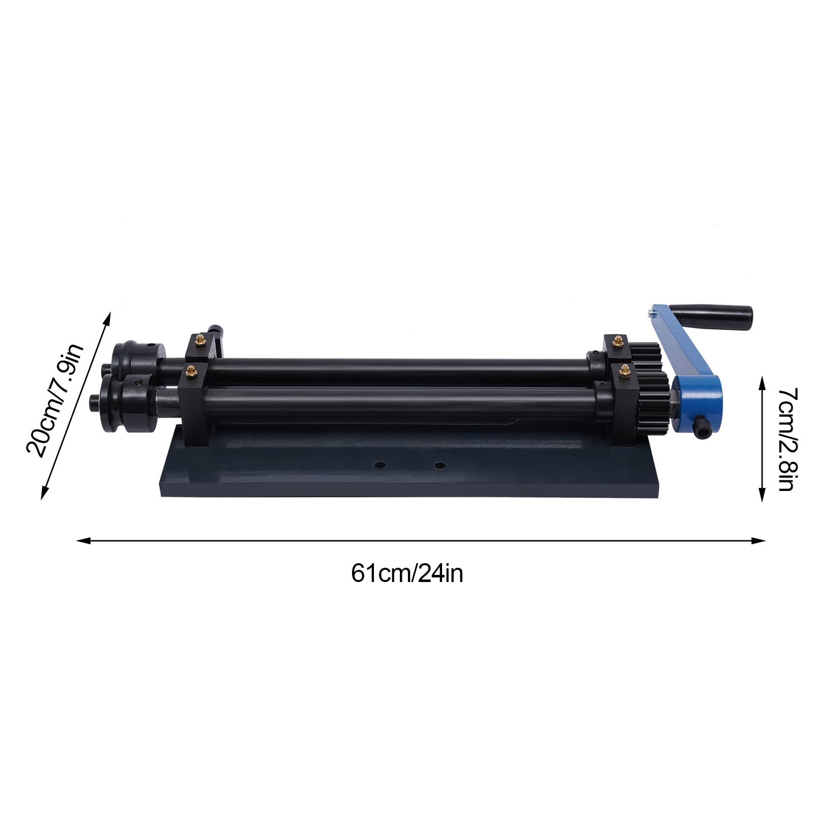 Sheet Metal Bead Roller Machine 12 inch Gear Drive Bench 6 Dies Set Suitable For Car Floors, Trunk Floors, Sheet Metal Fabrication Shops And The Automotive Industry