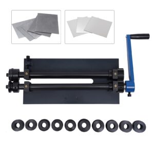 Sheet Metal Bead Roller Machine 12 inch Gear Drive Bench 6 Dies Set Suitable For Car Floors, Trunk Floors, Sheet Metal Fabrication Shops And The Automotive Industry