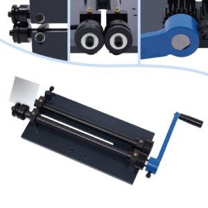 Sheet Metal Bead Roller Machine 12 inch Gear Drive Bench 6 Dies Set Suitable For Car Floors, Trunk Floors, Sheet Metal Fabrication Shops And The Automotive Industry