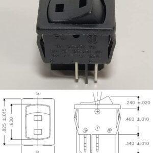 Replacement On Off Switch for Shop Vac with Oversized ON/Off Push Button