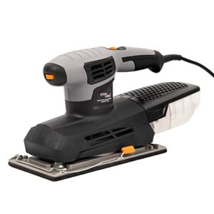 steel force pfs300 2.5 amp 6000-12,000 opm 9×4.5 inch sheet sander with super large sanding base and variable speed