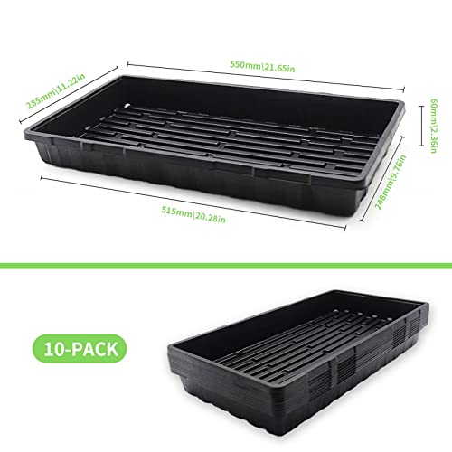 DDJKCZ 1020 Plant Growing Trays Without Holes