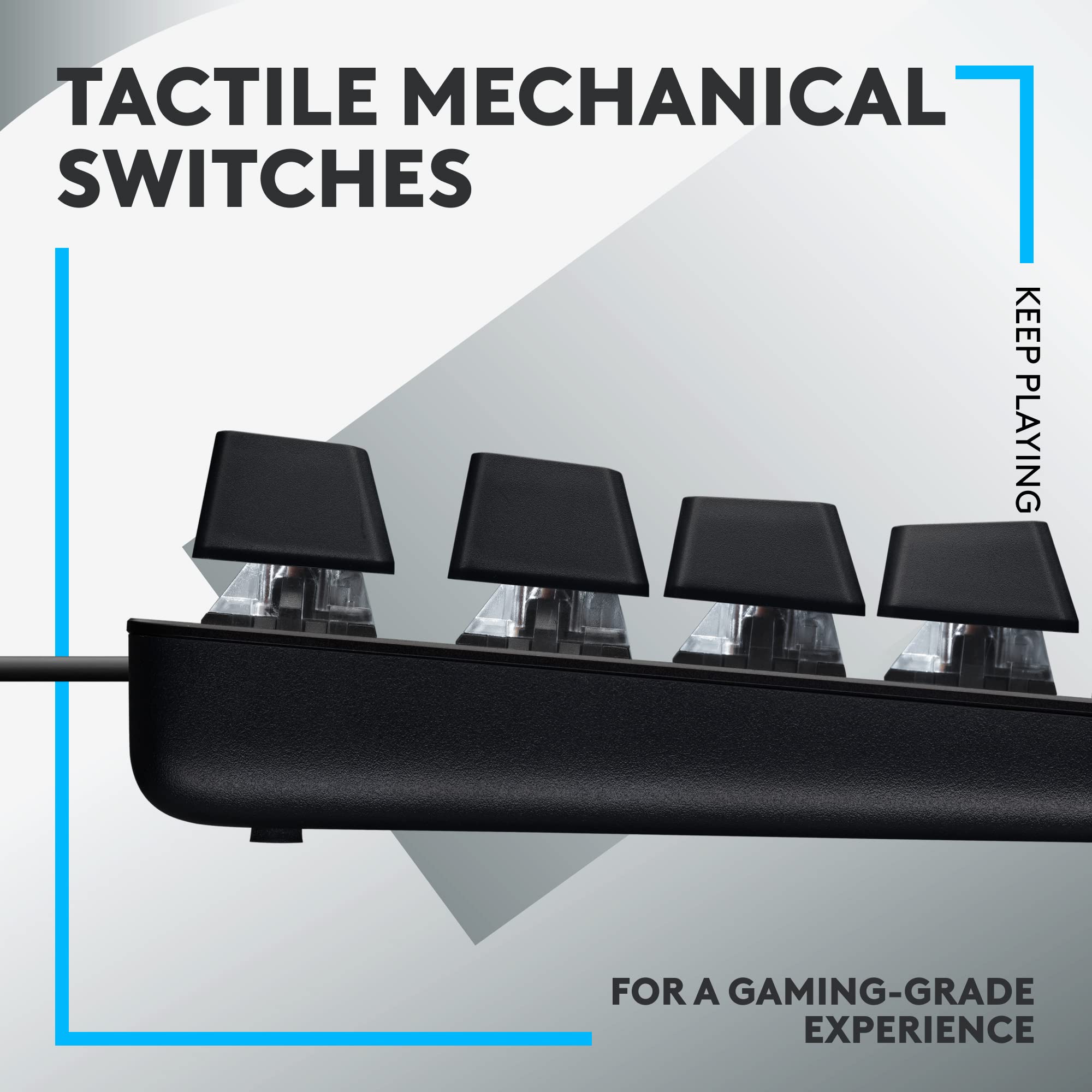 Logitech G413 SE Mechanical Gaming Keyboard and Logitech G502 HERO High Performance Gaming Mouse Bundle