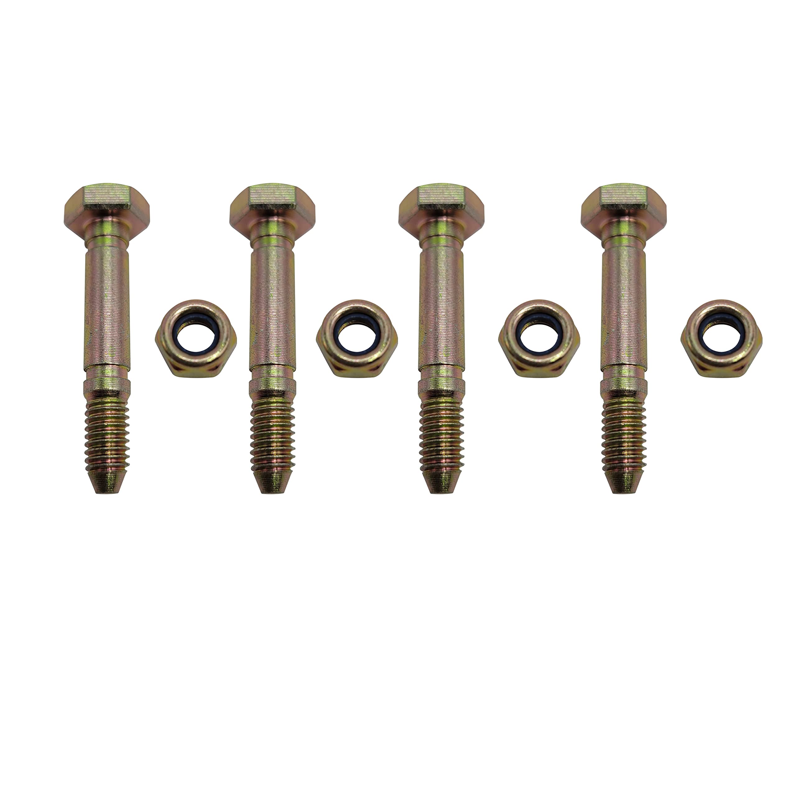 Missiscily 4-Pack 53200500 532005 Shear Pins Bolts and Nuts for Ariens 05907100 51001600 ST524 ST624 ST724 Snow Thrower