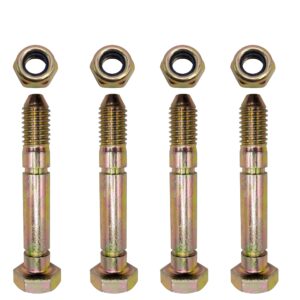 Missiscily 4-Pack 53200500 532005 Shear Pins Bolts and Nuts for Ariens 05907100 51001600 ST524 ST624 ST724 Snow Thrower