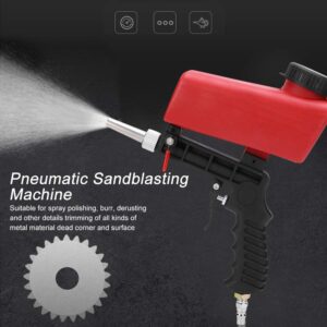 Pneumatic Sandblasting Machine, Industrial Adjustable Portable Sand Blaster Hand Held Pneumatic Sand Blaster