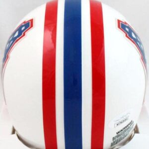 Earl Campbell Signed Houston Oilers 81-96 TB Mini Helmet W/HOF- JSA W *Black - Autographed NFL Mini Helmets