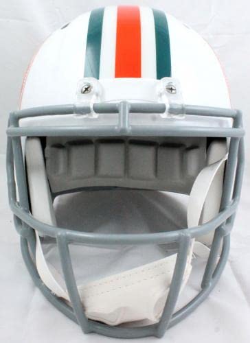 Jason Taylor Autographed F/S Miami Dolphins Tribute Speed Helmet W/HOF-BAW Holo - Autographed NFL Helmets