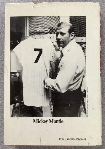 Mickey Mantle Signed Book The Mick HCB New York Yankees HOF Autograph AS WSC JSA - MLB Autographed Miscellaneous Items