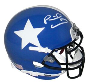 patrick mahomes autographed texas tech red raiders texas flag mini helmet jsa - autographed college mini helmets