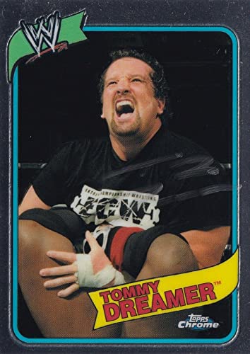 Tommy Dreamer Signed 2008 Topps Heritage III Chrome WWE Card #23 ECW Autograph - Autographed Wrestling Cards