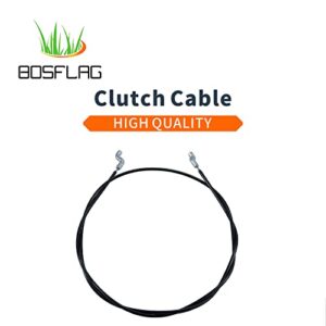 BOSFLAG 762259MA Auger Clutch Cable Replaces Murray 762259MA, 1501124MA, 762259, 1501124 for Murray 7524ES, 824ES, BL924R, HN421, MN421, PM40, PSB210, SN421, ST661BS 21" Single Stage Snowthrowers