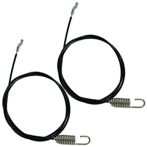posflag 2 pack 946-04229b drive clutch cable replaces 746-04229 drive clutch cable 746-04229, mtd 946-04229, 946 04229b, 746 04229 for cub cadet 524swe, 524we, 526swe, 528swe, 530swe snow throwers