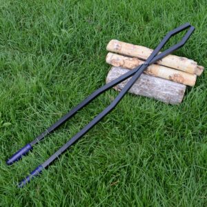 Heavy Duty Metal Log Grabber Rustproof Safely Moves Firewood