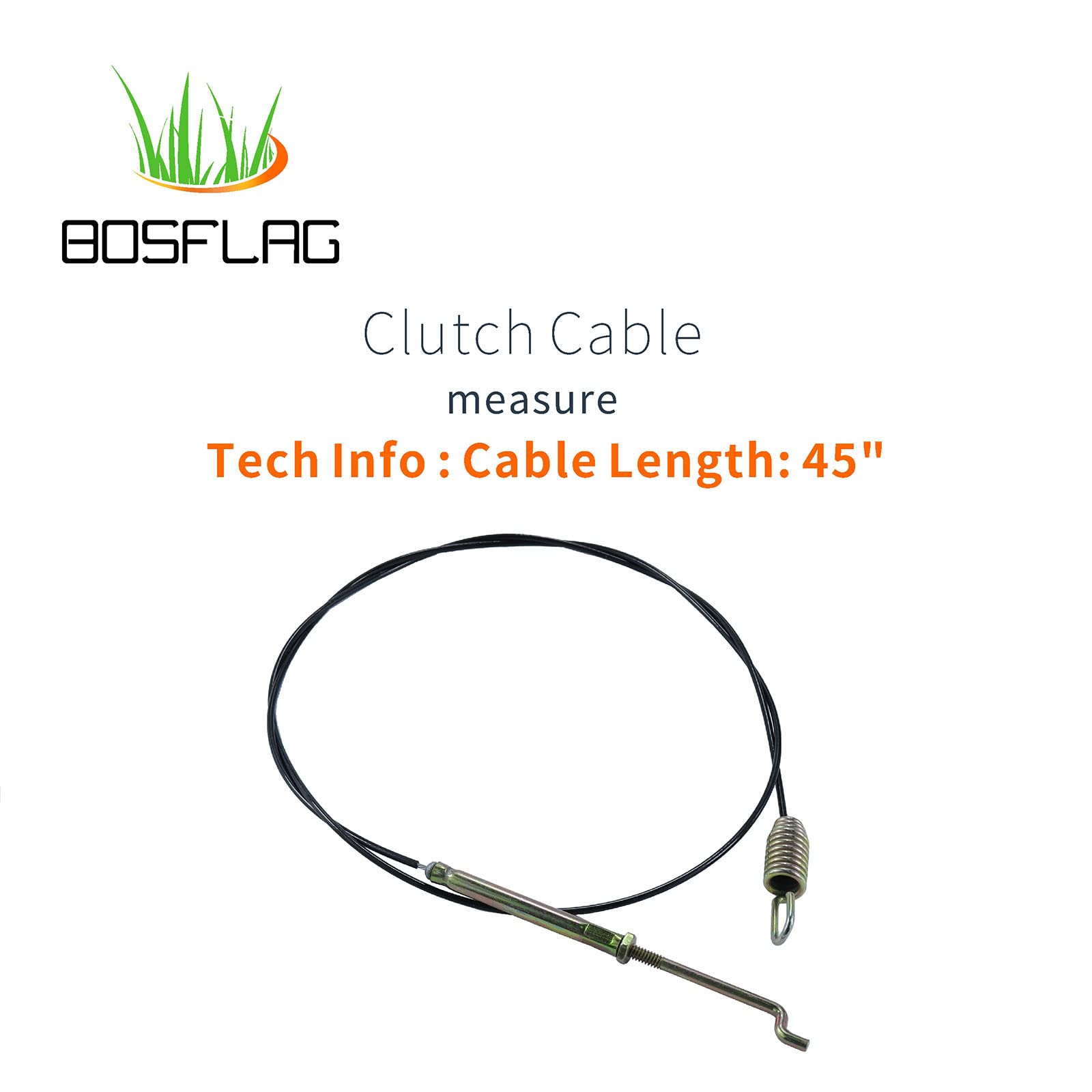 BOSFLAG 2 Pack 946-0897 Auger Clutch Cable Replaces MTD 946-0897 Auger Cable, 946 0897, 9460897, MTD 746-0897, 746 0897, 7460897, 746-0897A, 746 0897A for MTD SB855, SB550, SB750, SB630 Snowblowers