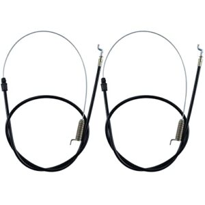 bosflag 2 pack 746-04256 drive cable replacs mtd 746-04256 drive cable, 746 04256, 74604256, mtd 946-04256 drive cable, craftsman 946-04256, mtd 946 04256 for troy bilt storm cs 5.5hp 24" snowblowers